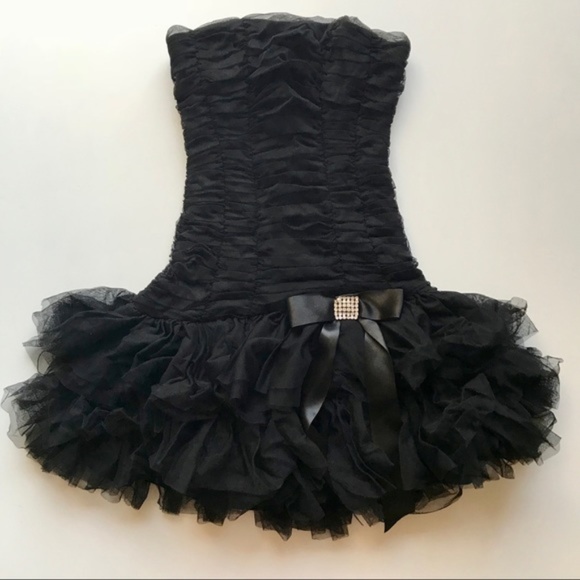 short black prom dress